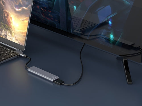 Techancy Hub USB-C 6 em 1 KT2909 com HDTV, PD, USB 3.0/2.0 e Leitor